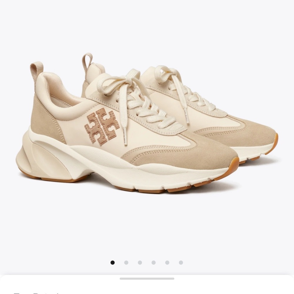 Tory Burch good luck trainer size 7